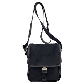 Borsa a tracolla lunga Prada Nero
