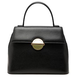 Givenchy Black Leather Top Handle Bag Black
