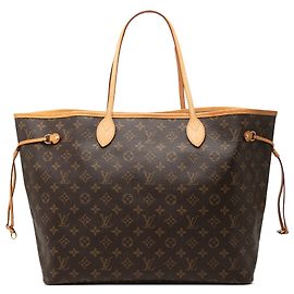 Louis Vuitton Brown Monogram Neverfull GM Brown