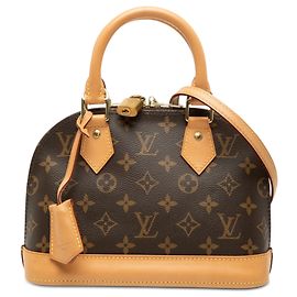 Louis Vuitton Brown Monogram Alma BB Marrom