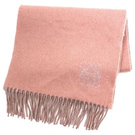 Sciarpa Loewe Anagram Nera Lana Angora Nero