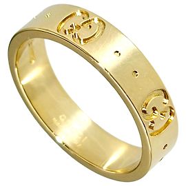 Bague Gucci Icon en or jaune 18K Doré