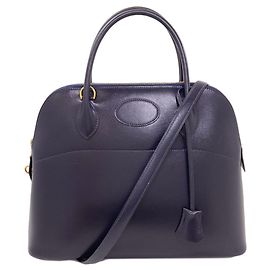 Hermès Borsa a mano Hermes Bolide 31 Blu scuro