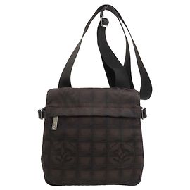 Borsa a Tracolla Chanel New Travel Line Marrone scuro
