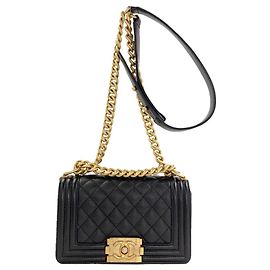 Borsa a tracolla Chanel Boy Chain Nero