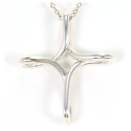 Collana Croce Infinity in Argento Tiffany & Co. Altro