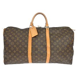 Louis Vuitton Keepall Monogram 55 Marrom