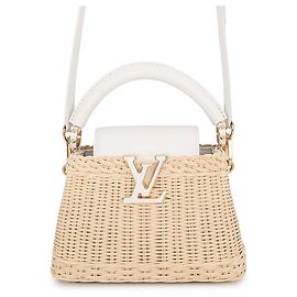 Borsa Louis Vuitton Capucines MINI Marrone