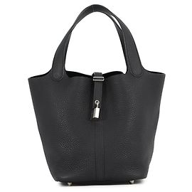 Hermès Hermes Picotin Lock MM Handbag Black