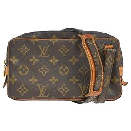 Louis Vuitton Marly Monogram MM Braun