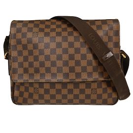 Louis Vuitton Shelton Messenger Damier Ebene MM Marrom