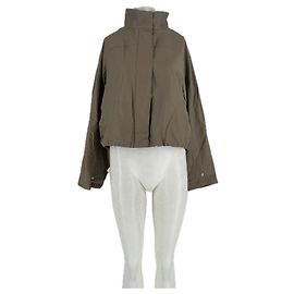 KOOKAÏ Brown Cropped Cotton Jacket Size 36 Brown