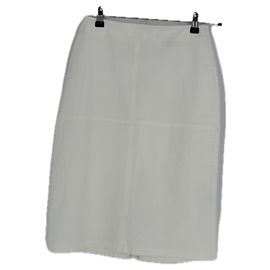 Falda de algodón blanca Cos Talla 34 Blanco