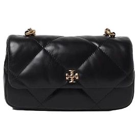 Tory Burch Borsa Mini Flap Kira Diamond Quilted Nero