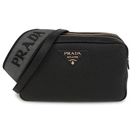 Prada Picca borsa a tracolla in pelle Nero