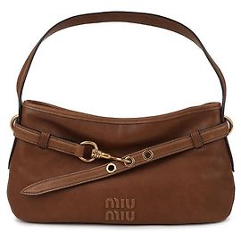 Miu Miu Lammleder Handtasche Oak Rot
