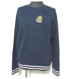 Autre Marque Apuweiser-riche Strickpullover Blau Marineblau