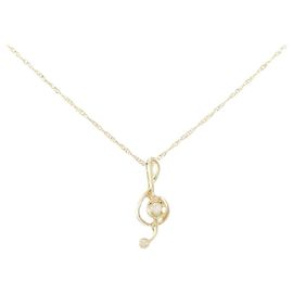 Autre Marque Collier en diamants Au750 Doré