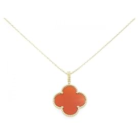 Van Cleef & Arpels Magic Alhambra 750 Yellow Gold Necklace Golden