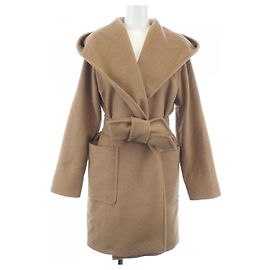 Max Mara RIALTO 100% Camel Coat Brown