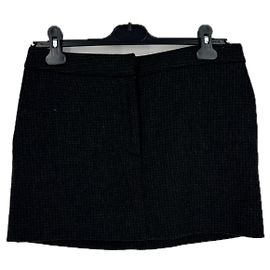 Autre Marque H&M STUDIO Wollrock Schwarz Schwarz