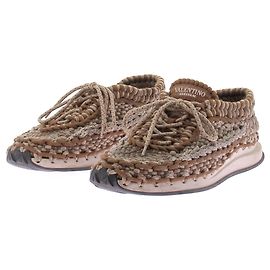 Baskets basses Valentino Garavani marron taille 44 Marron