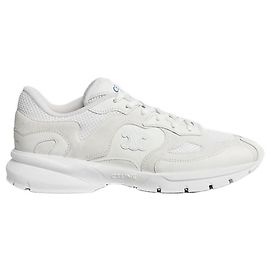 Céline Baskets Runner en veau, daim, veau et mesh Optic White Blanc