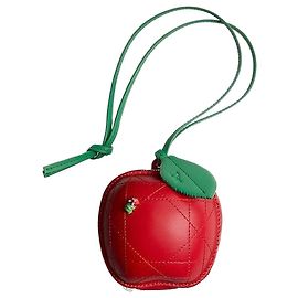 Dior Pouch Code Apple Small Rosso Verde Pelle d'Agnello Cannage Verde