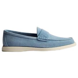 Dior Mocassin Granville Suede Bleu Clair Veau Bleu