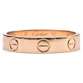 Anillo Cartier Love Oro Rosa Rosa