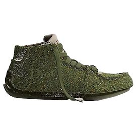 Dior Rodi Schnürstiefel Khaki Donegal Tweed Braun
