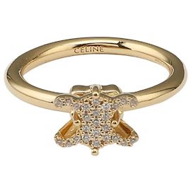 Céline Bague Solitaire Strass Triope Multicolore