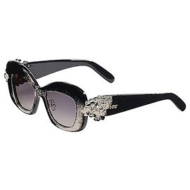 Dior Gafas de sol Clover Glossy Black Square Negro