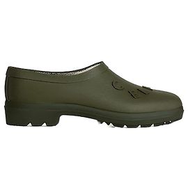 Céline Garden Clog Natural Rubber Light Khaki Brown