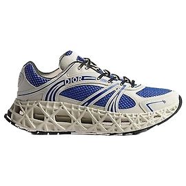 Dior NXXT Sneakers White Suede Calfskin, White Technical Fabric Blue Technical Mesh White