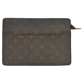 Louis Vuitton Pochette Homme Monogram Canvas Marrom