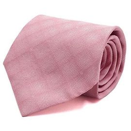 Gucci Corbata de seda acolchada rosa Rosa