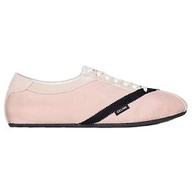 Céline Sneakers basse in grosgrain, velluto, camoscio di capra e agnello Rosa Nero Nero