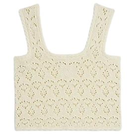 Céline Top Cotton Pointex Off White White