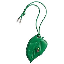 Dior Borsa Leaf in vitello verde Verde