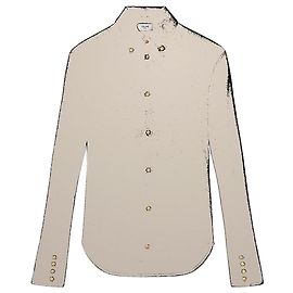 Céline Camisa de jersey de algodón negro Negro