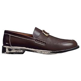 Dior Arch Loafer Deep Brown aus glattem Kalbsleder Braun