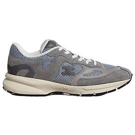 Céline Baskets Runner en veau, daim, veau et mesh Gris/Ecru Marron