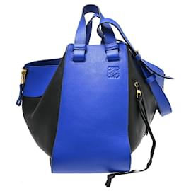 Loewe Hammock Leather Medium Bleu