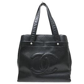 Chanel Ultimate Executive Tote Caviar Medium Preto