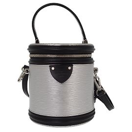Louis Vuitton Cannes Epi Leather Silvery