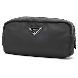 Pochette Prada Nylon x Saffiano Leather Nessexer Noir