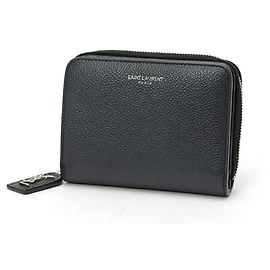 Saint Laurent Black Bi-fold Wallet Black