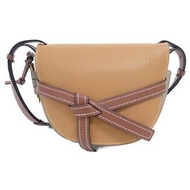 Bolsa de Ombro Loewe Gate Small Marrom