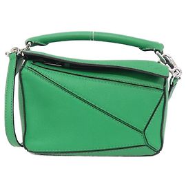 Sac à main Loewe Puzzle Mini Vert